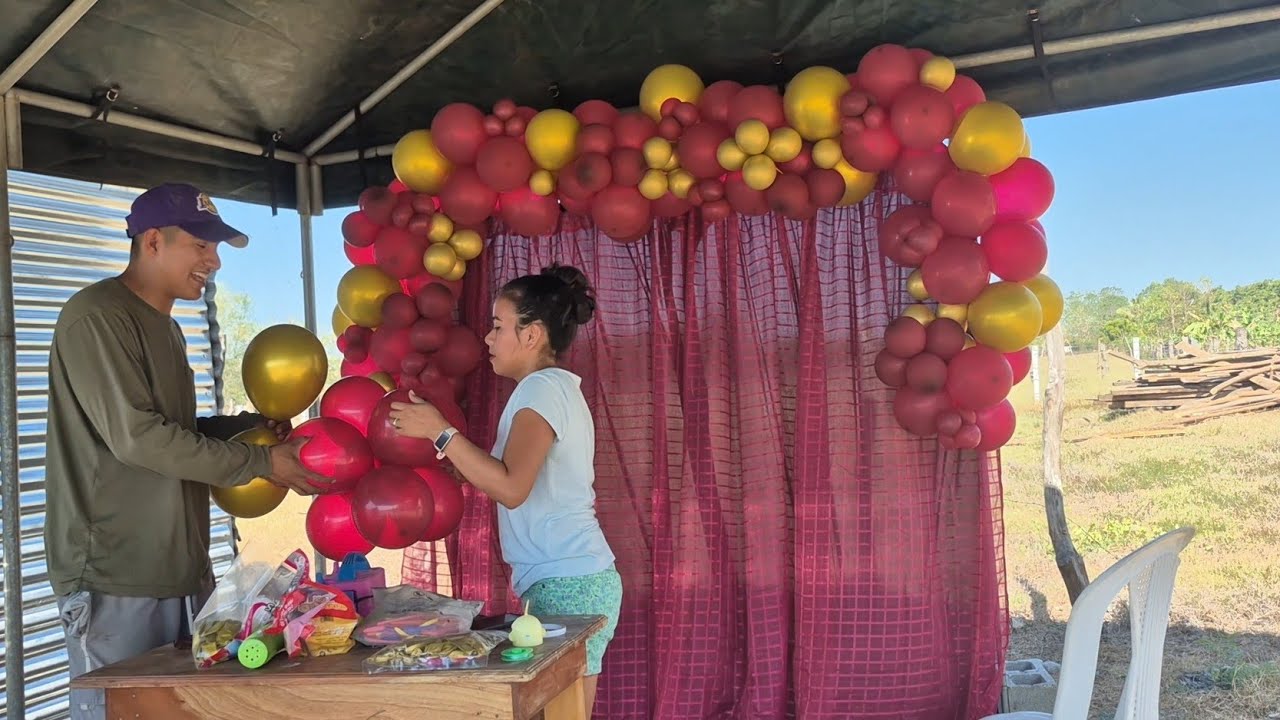 Así van dejando la decoración el Anónimo la quiso sorprender con estos detalles🥰🥳