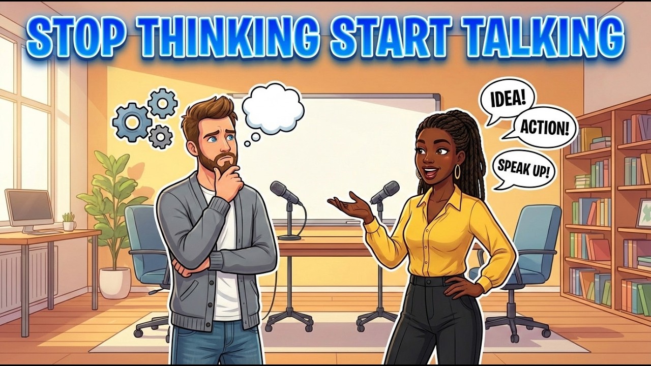 Stop Thinking Start Talking | Learn English Quickly With Podcast