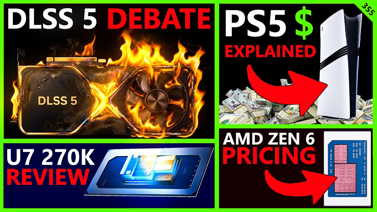 Nvidia DLSS 5 Unstoppable? PS5 Price Hike, Intel 270K Plus, AMD Zen 6 | KitGuru | Broken Silicon 355