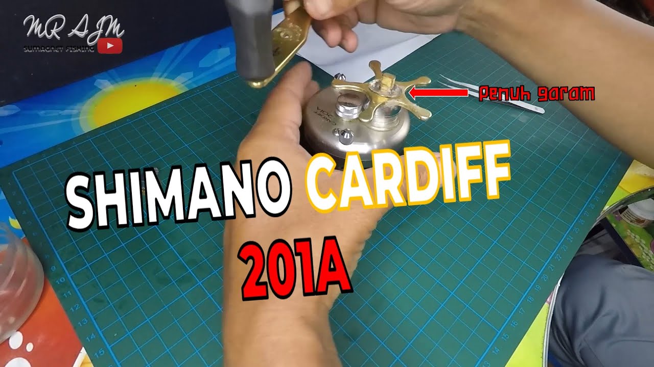 Shimano Cardiff 201A | Cara pantas & mudah servis reel sendiri#59