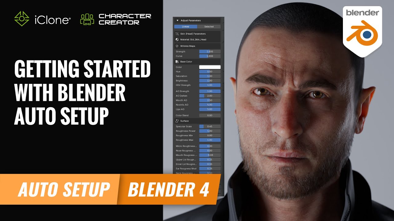 Getting Started with Blender Auto Setup & Pipeline plugins CC3+ | Character Creator 4 Tutorial