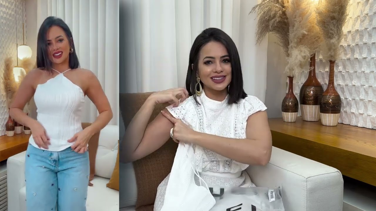 PROVANDO BLUSAS VERÃO SHEIN 👚✨ 🤑| Comprinhas de blusas da SHEIN, tendências verão 2024