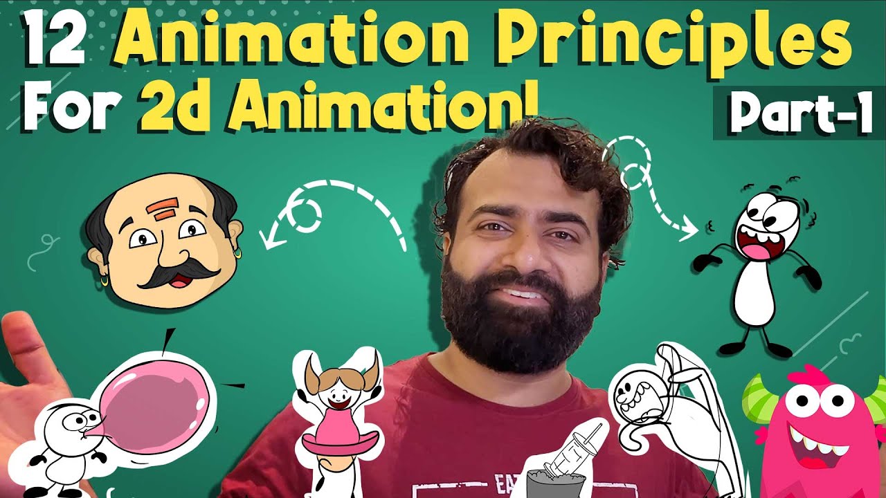Animation Principles ll 12 Animation Principles In Hindi