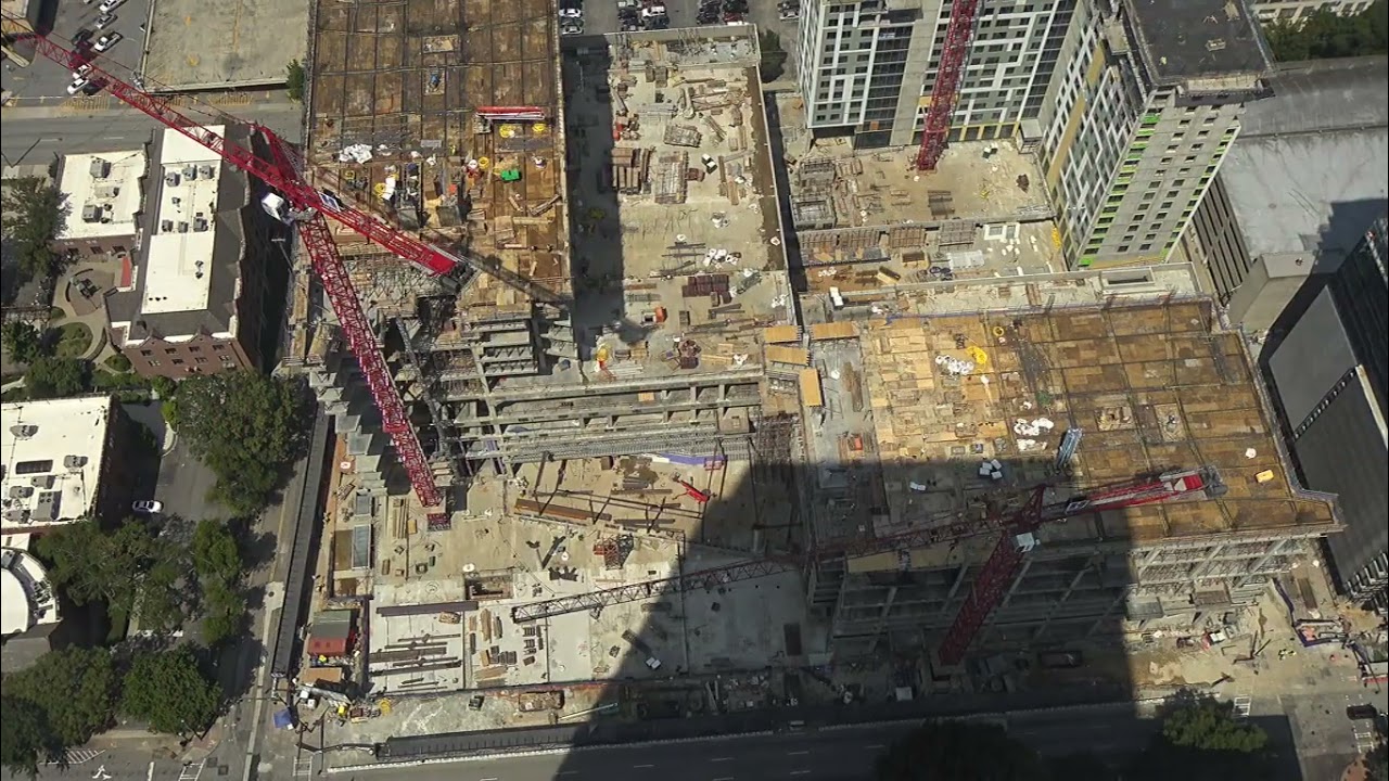 Norfolk Southern Atlanta HQ construction time lapse