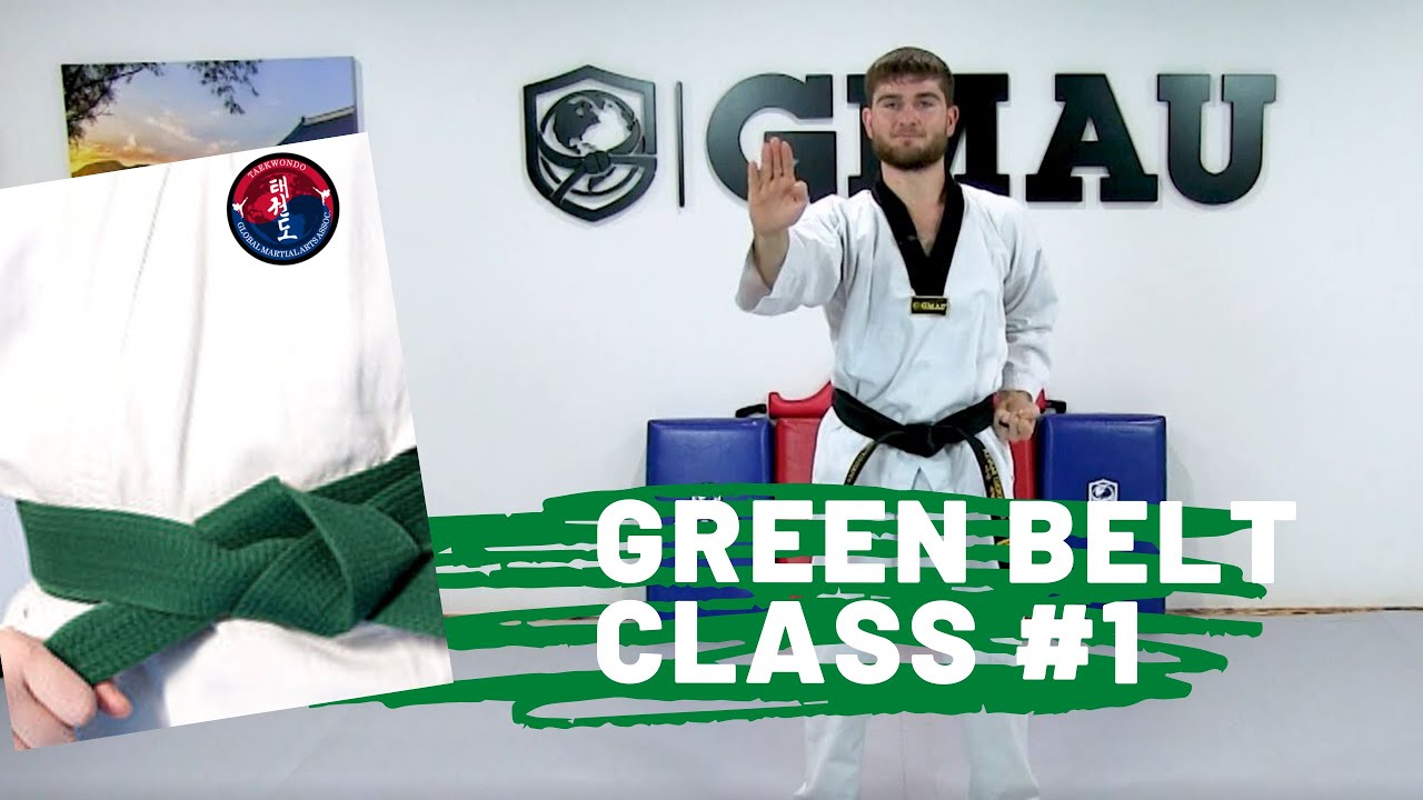 Taekwondo - Green Belt Follow Along - Class 1
