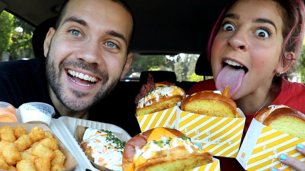 FOODIES TRY THE BEST EGG SANDWICHES IN LOS ANGELES with GABBIE HANNA!!
