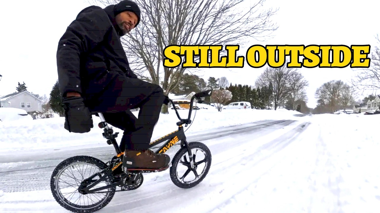 I Rode My BMX In The Snow - Bad Idea?