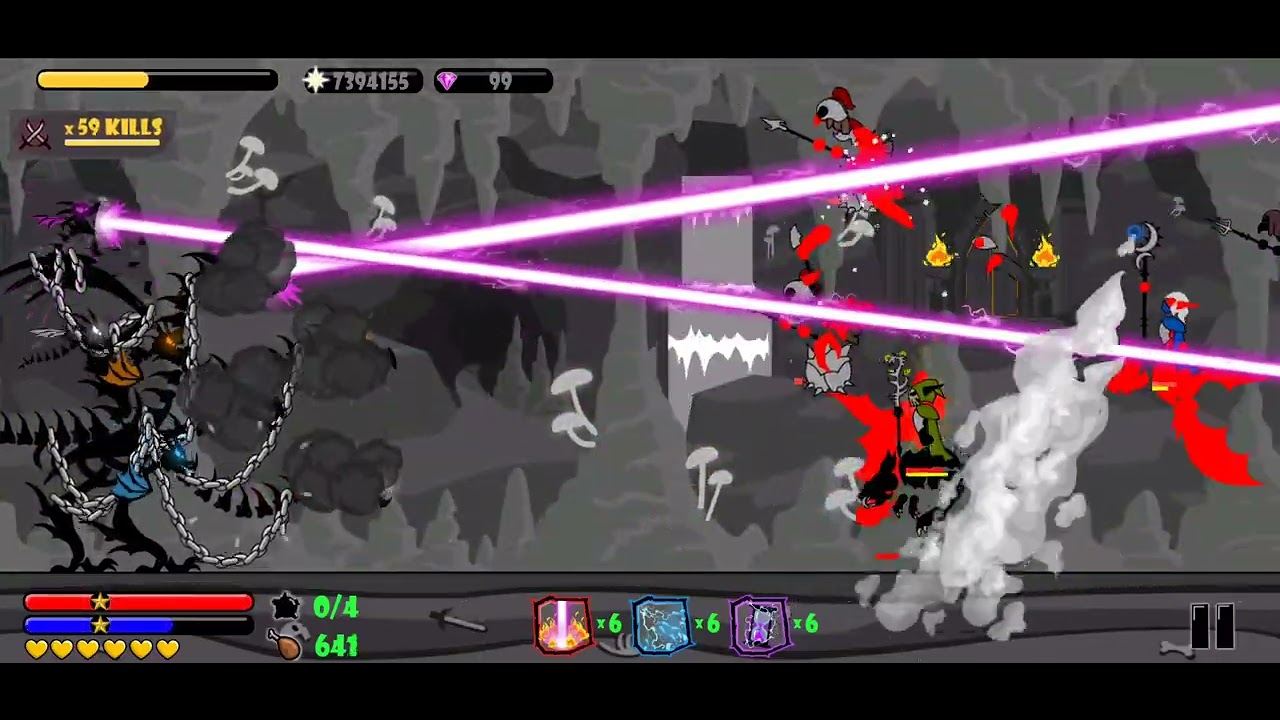 The Evil Dragon Vs Caverns inhabited [Mad Dragon Defense]