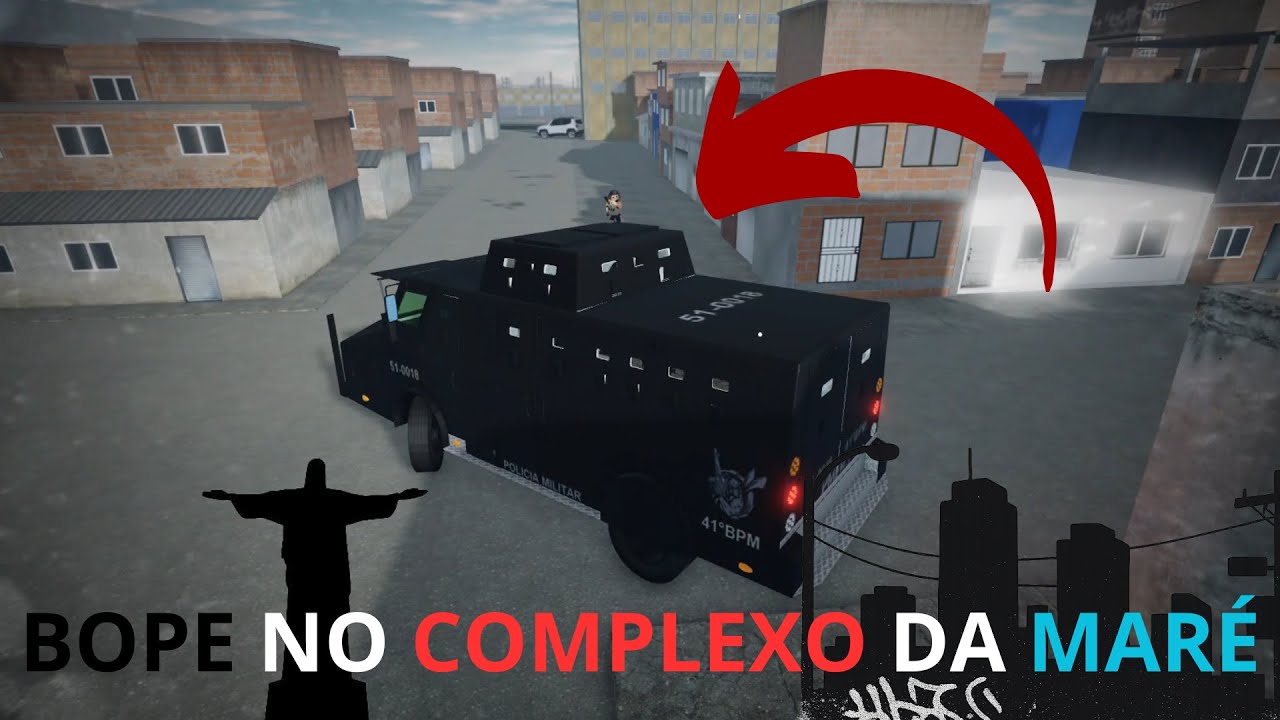 OPERAÇÃO NA FAVELA CONTRA O CRIME ORGANIZADO, PATRULHAMENTO NO COMPLEXO DA MARÉ [ROBLOX][RP]