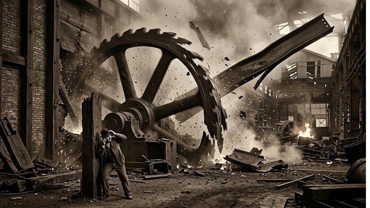 The Flywheel That Became a Buzzsaw: 3,000 HP Sent Steel Through the Mill | Disaster Documentary