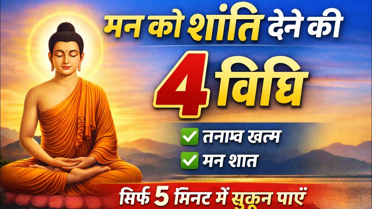 मन को शांति करानेका4विधि#motivation#motivational#life#buddhiststories#buddha #innerpeace#innerpeace