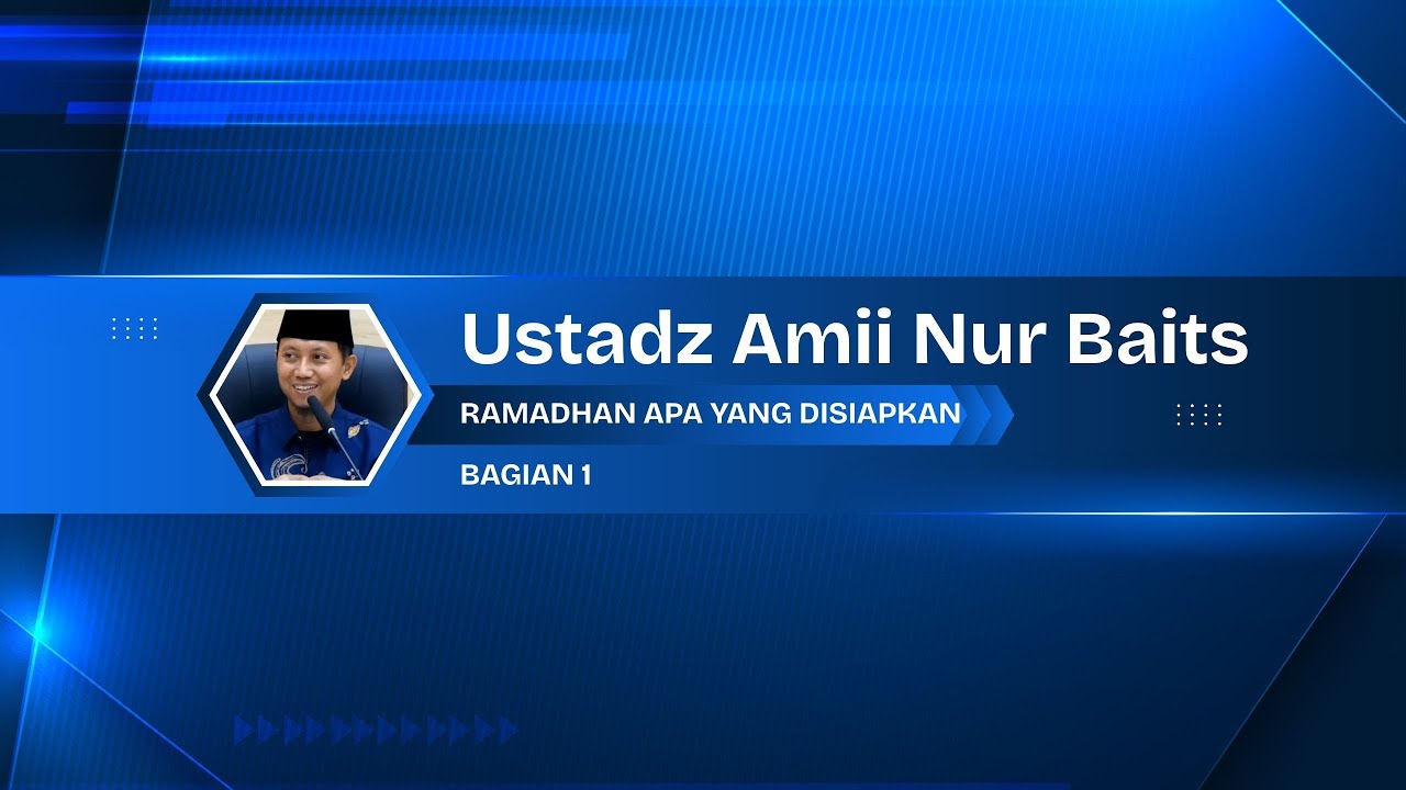 PART 1 RAMADHAN APA YANG DISIAPKAN