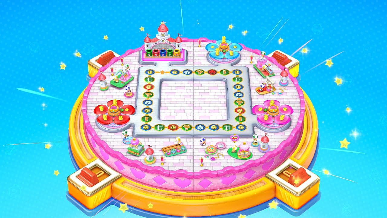 Mario Party 10 - amiibo Party (Peach Board)