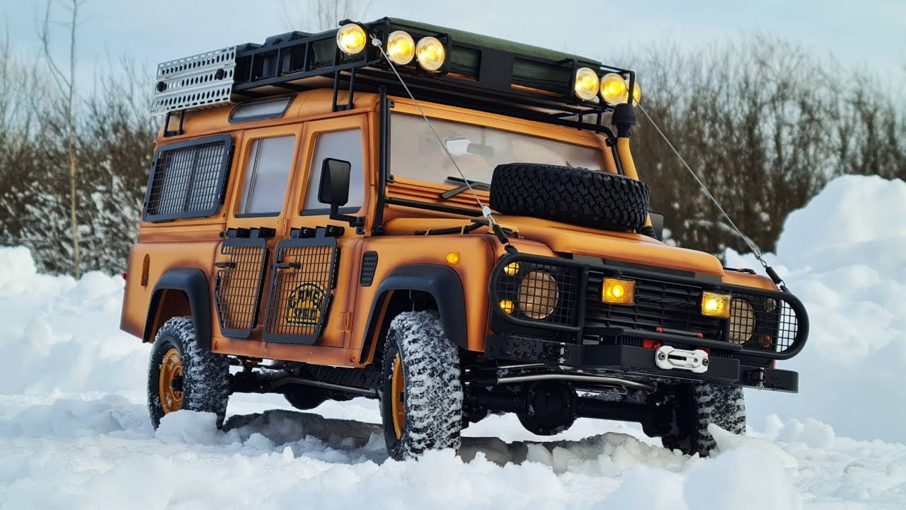Тест Land Rover D110 4x4 от D1RC на бездорожье и история о CAMEL TROPHY и  ... RC OFFroad
