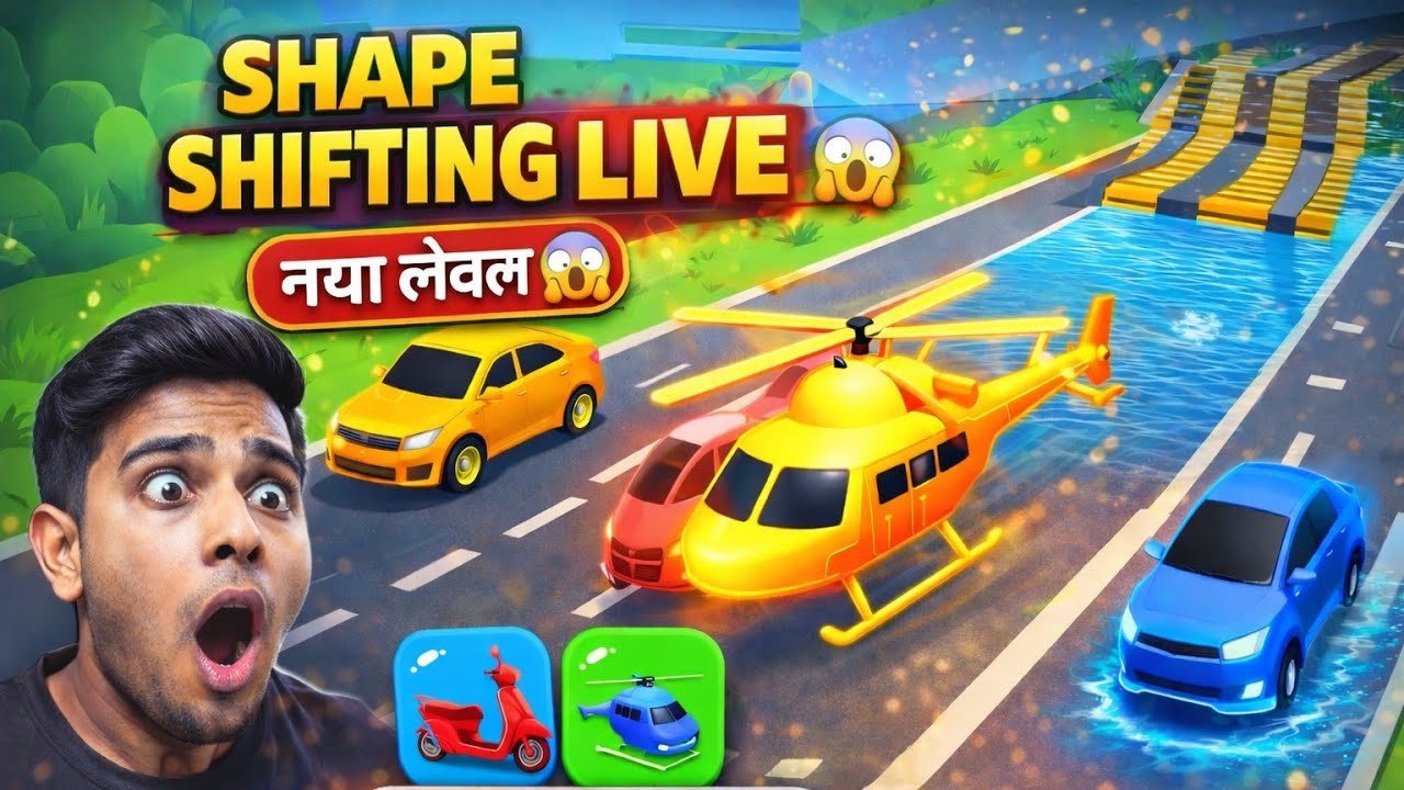 Shape shifting 🚲🚁🚗 All Levels Gameplay Walkthrough Android,ios Max Level Ep159