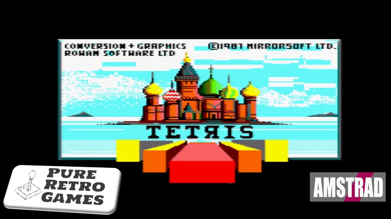Tetris - Amstrad CPC [1987] - Another machine, another round of Tetris