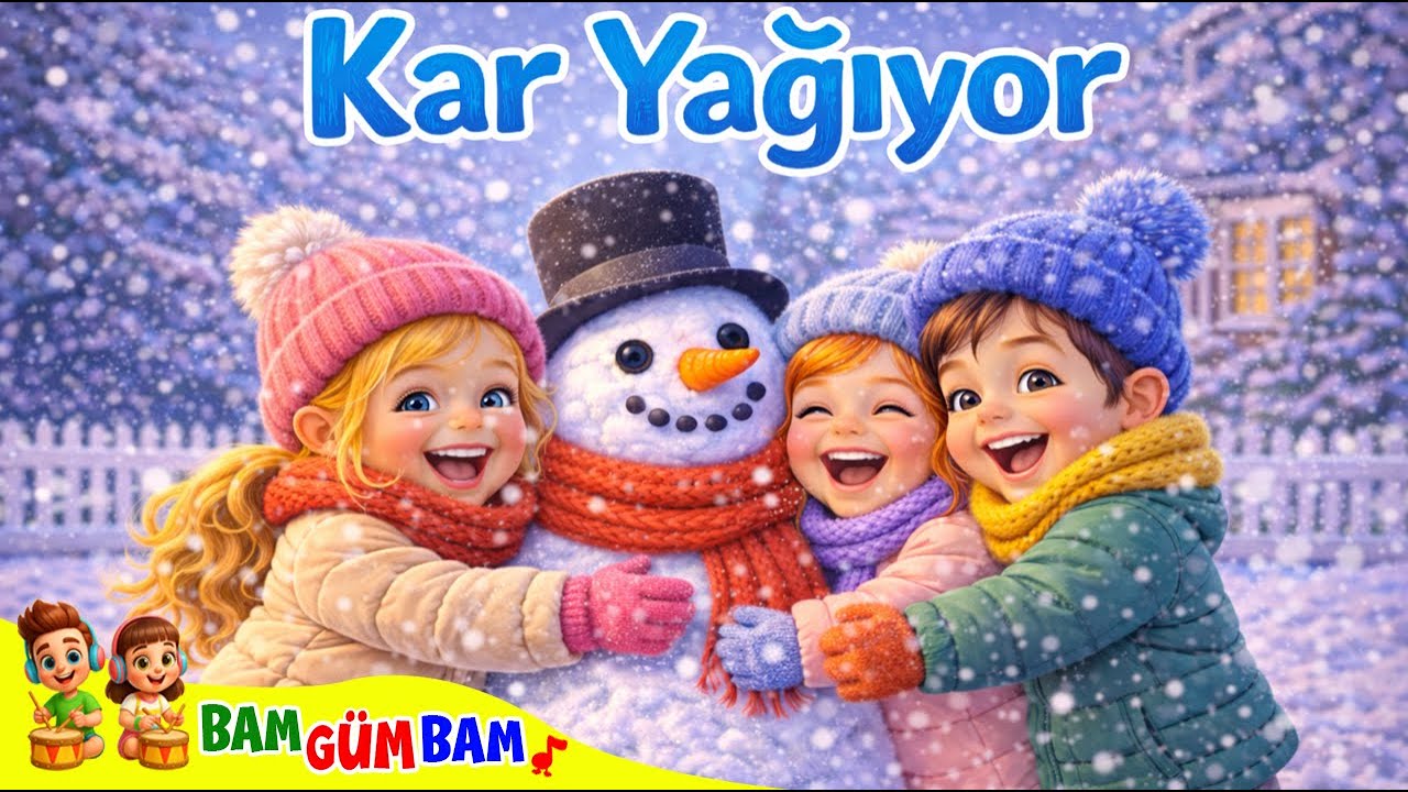 Kar Yağıyor | Çocuklar için eğitici ve eğlenceli videolar
