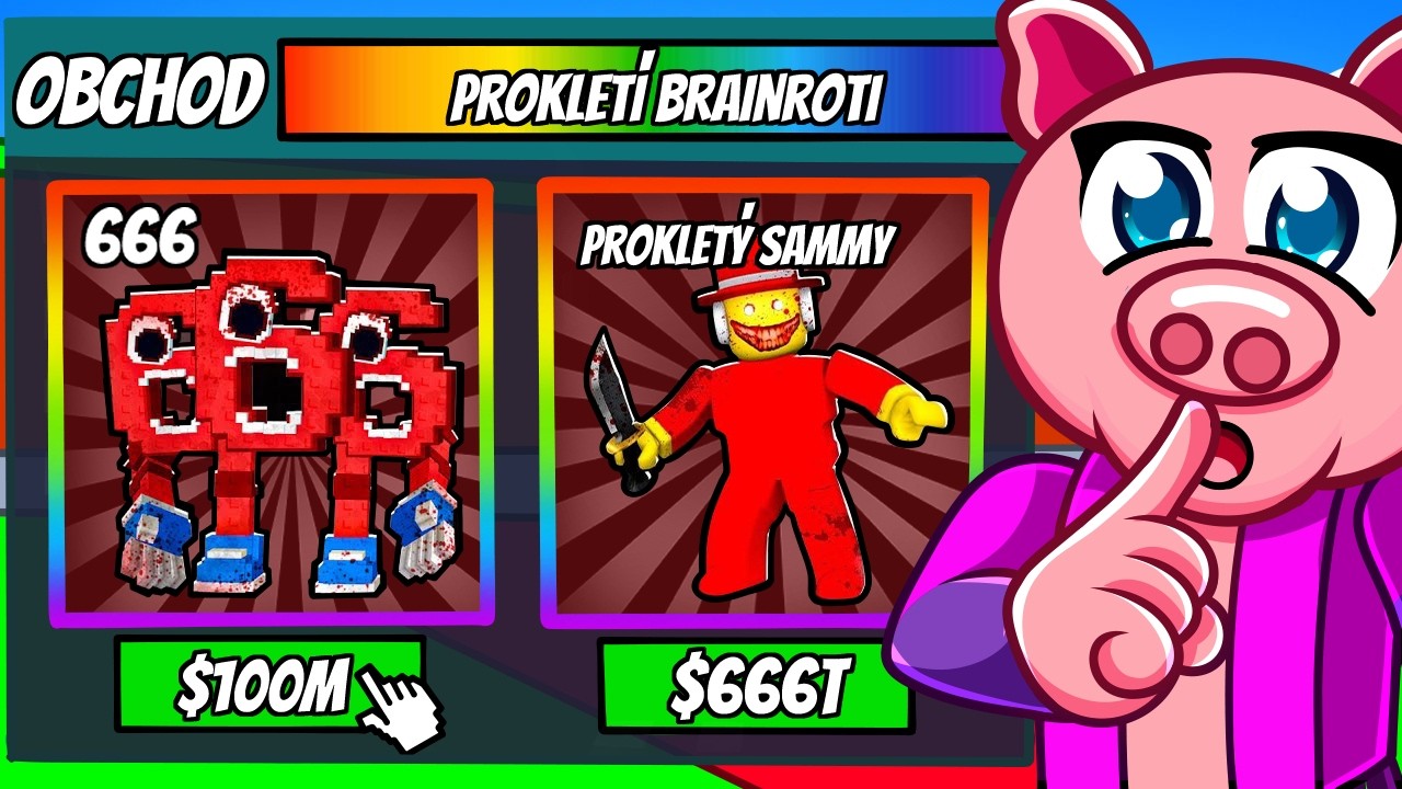 Steal a Brainrot, Ale Můžeš Koupit PROKLETÉ Brainroty..