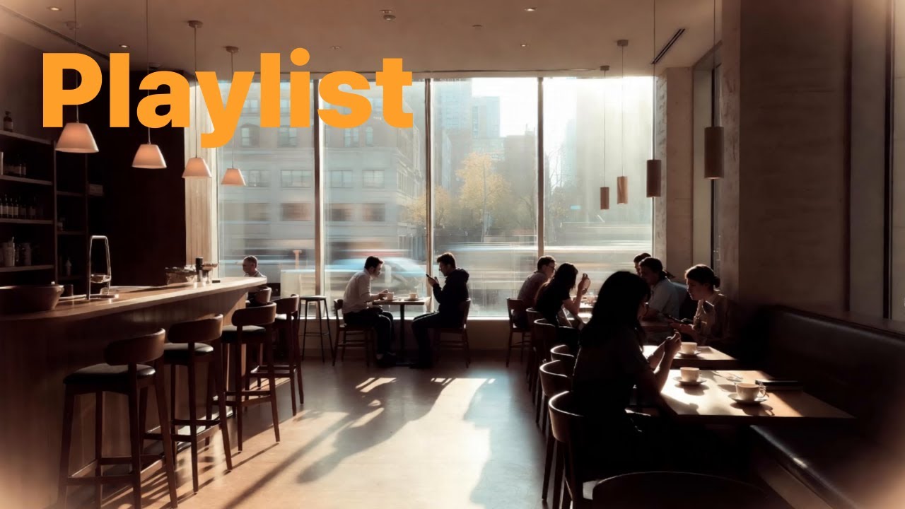 [카페 음악] 🌳소리없이 쌓이는 기다림 🎧 카페 창밖은 흐릿하네요☕
