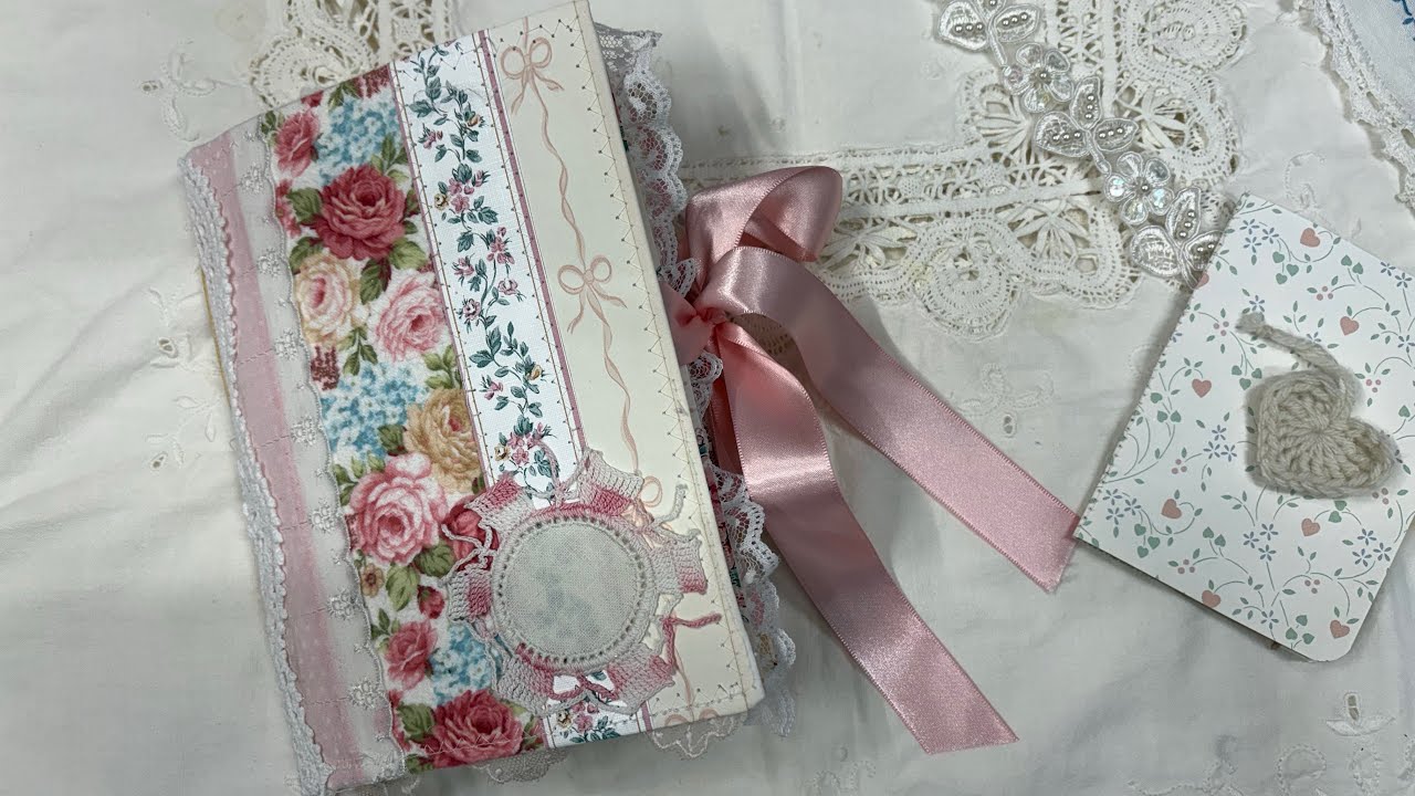 Как я использую винтажные обои в дневнике в стиле «junk journal» 🌸 Coquette Cottage #junkjournalf...