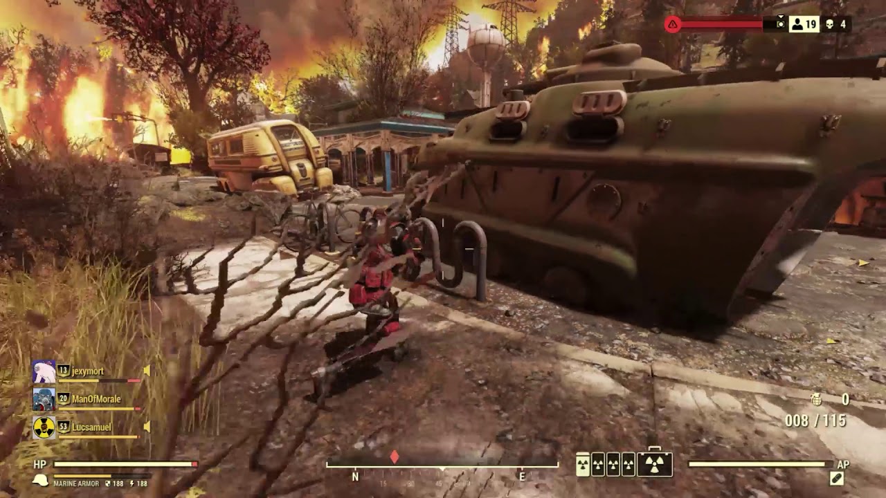 Fallout 76 Nuclear Winter 14 kills wins