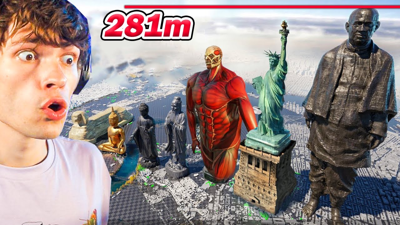 QUI A LA PLUS GROSSE ?! (statue, tu crois que je parlais de quoi ?)