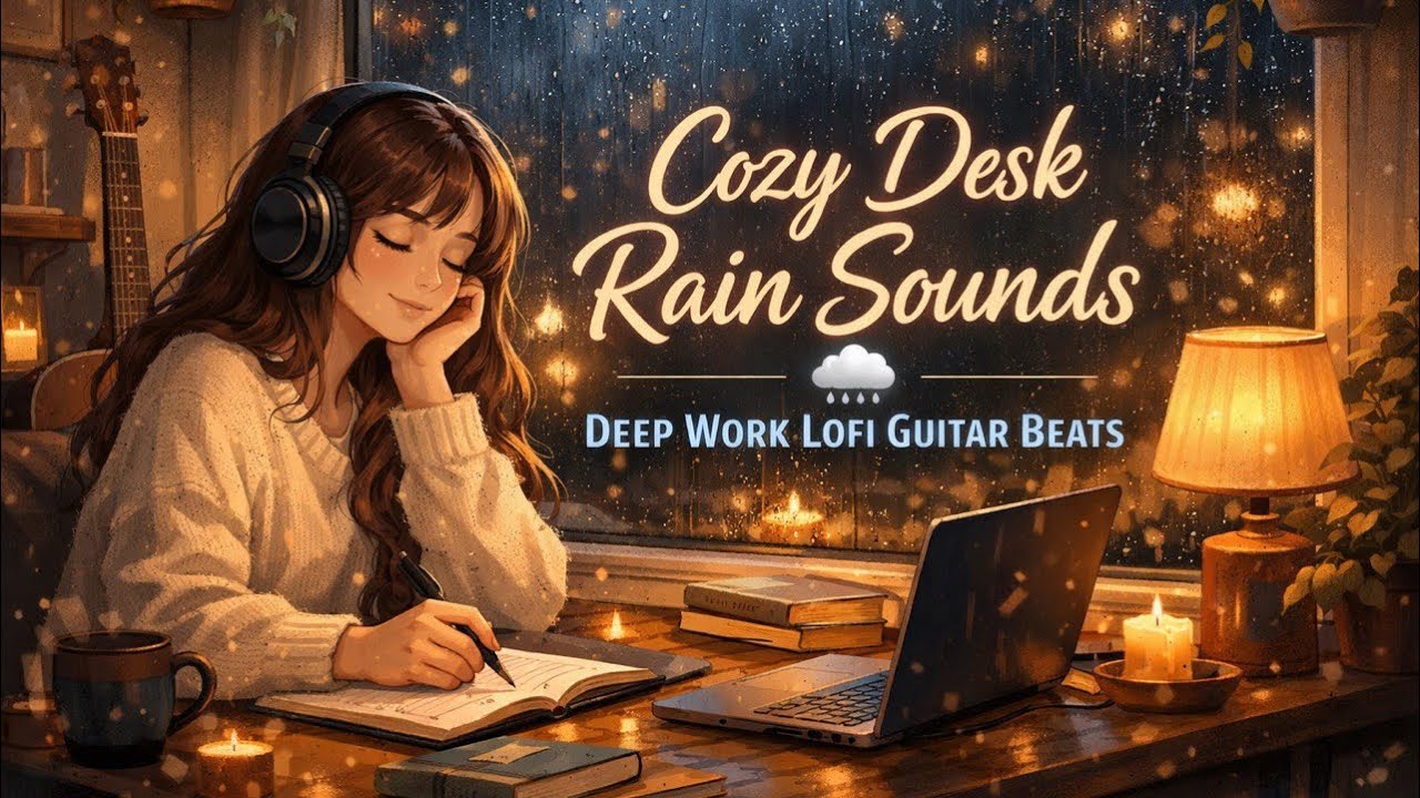 4 Hour Cozy Study Music | Lofi Focus & Relaxing Night Vibes