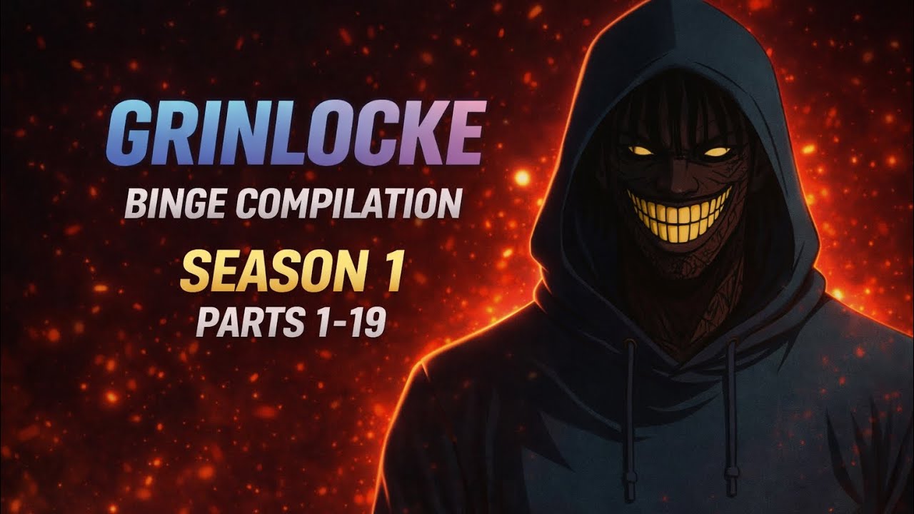 GRINLOCKE — SEASON 1 BINGE COMPILATION | (Horror Comedy Black Anime Animated Short Film)