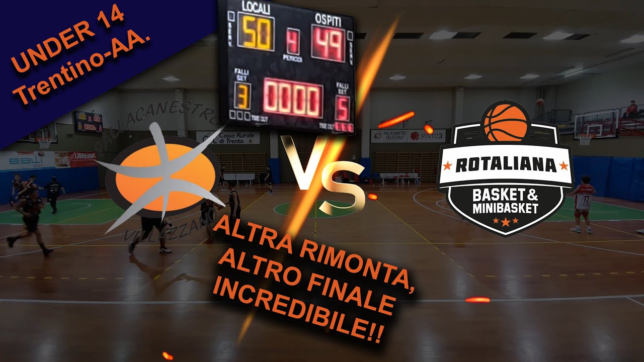 Under14 - Villazzano 50 - 49 Rotaliana