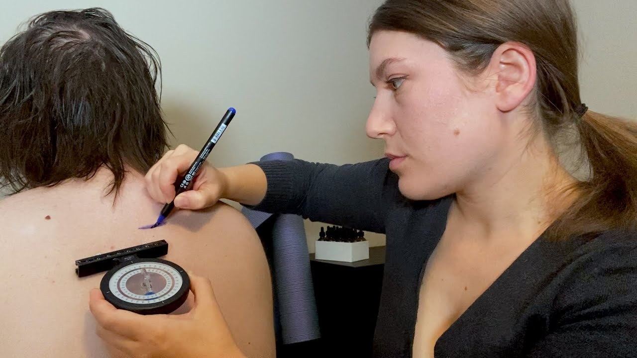 [ASMR] Nervoscope Spine Exam | Sensory, Scraping & Skin Pulling