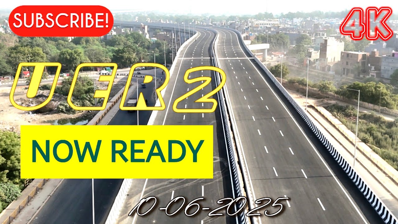UER-2 // Mungeshpur Drain Flyover Update // #uer2 #4k // uer2 latest update // #nhai