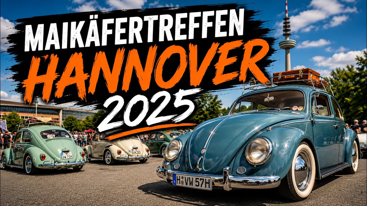 Maikäfertreffen Hannover 2025 4k | Neue Innenausstattung für Hildegard | Baja Jo  |  Vw Käfer