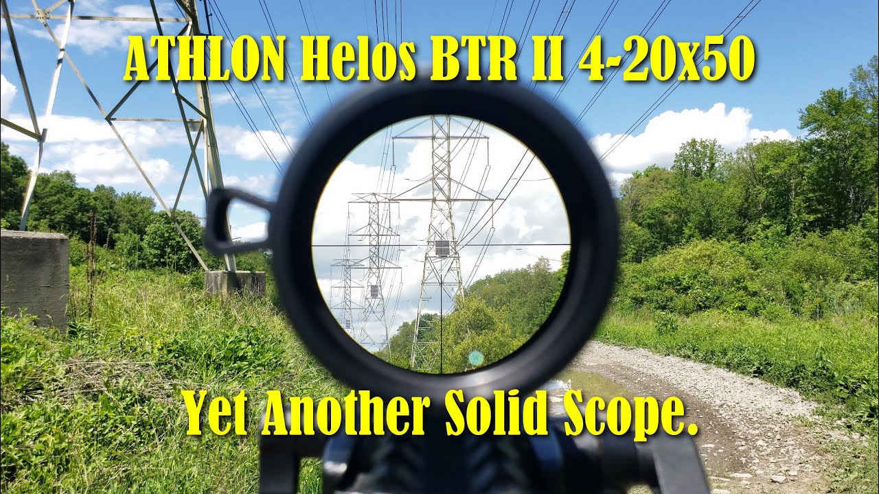 ATHLON Helos BTR II 4-20x50 FFP MIL APLR6 Reticle - A Solid Performer.