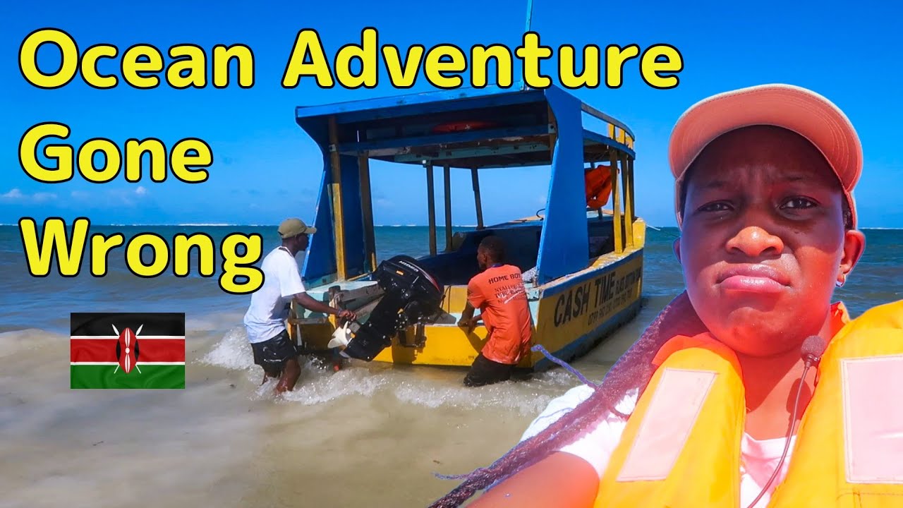 Boat ride to the marine park gone wrong | Nyali Beach, Mombasa City, Kenya 🇰🇪