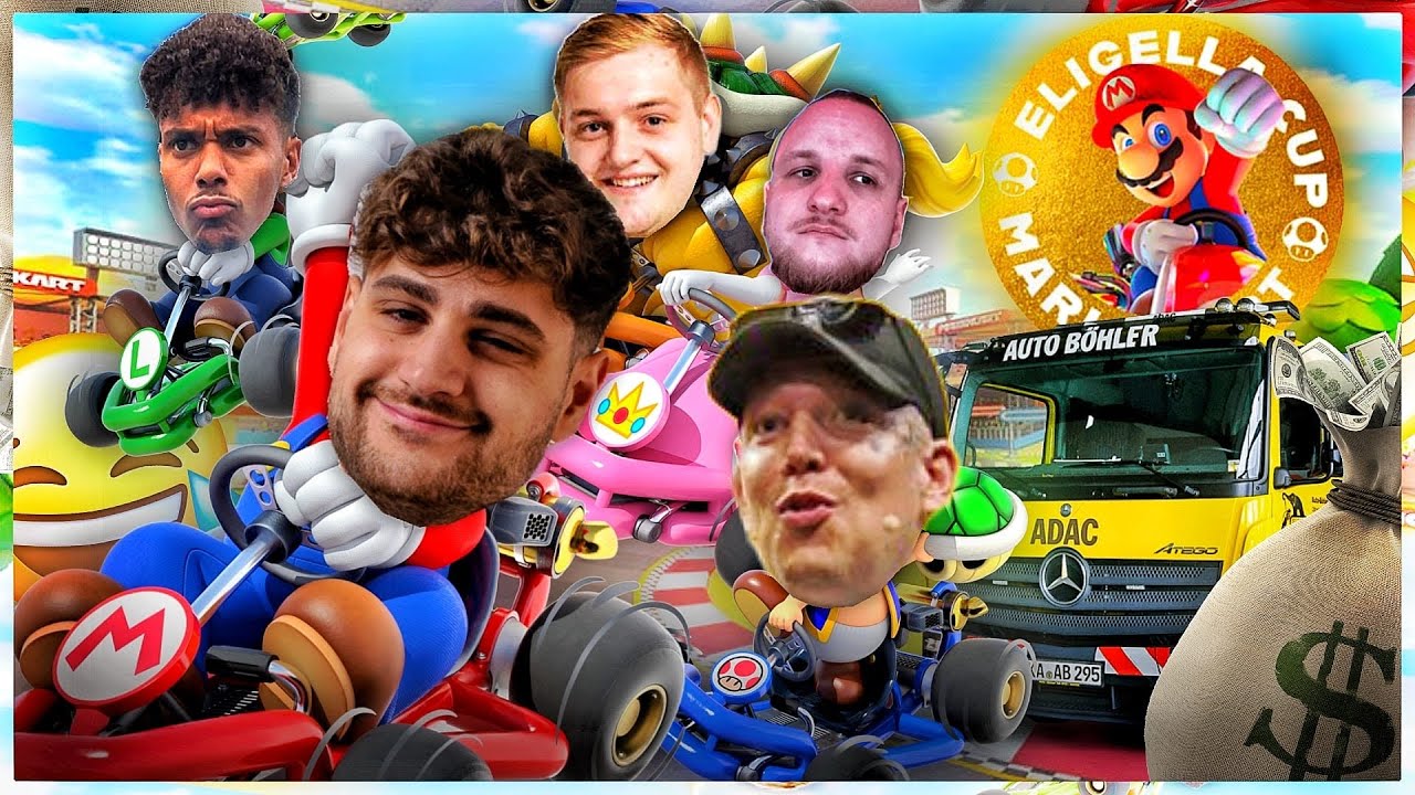 6.000€ ELIGELLA MARIO KART CUP MIT MONTE, SOLUTION, WILLY, MCKY & CO.!🔥🏎
