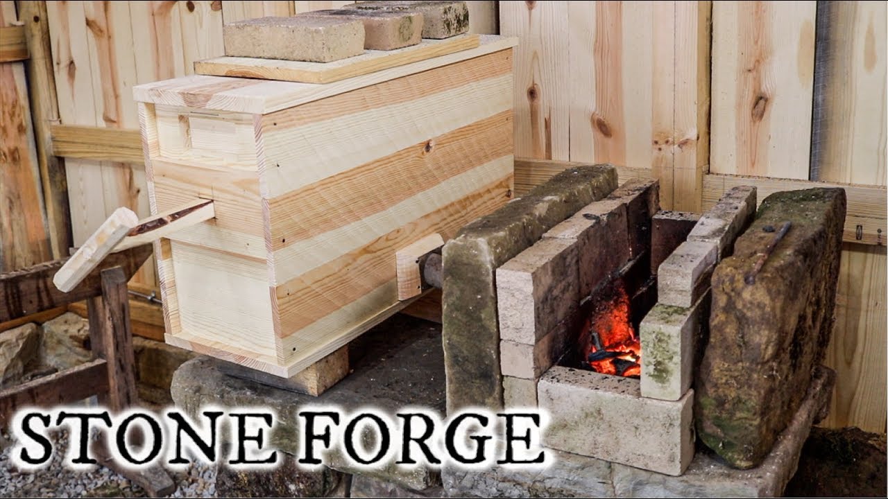 Building our Blacksmith forge from a stone chimney built 150 years ago