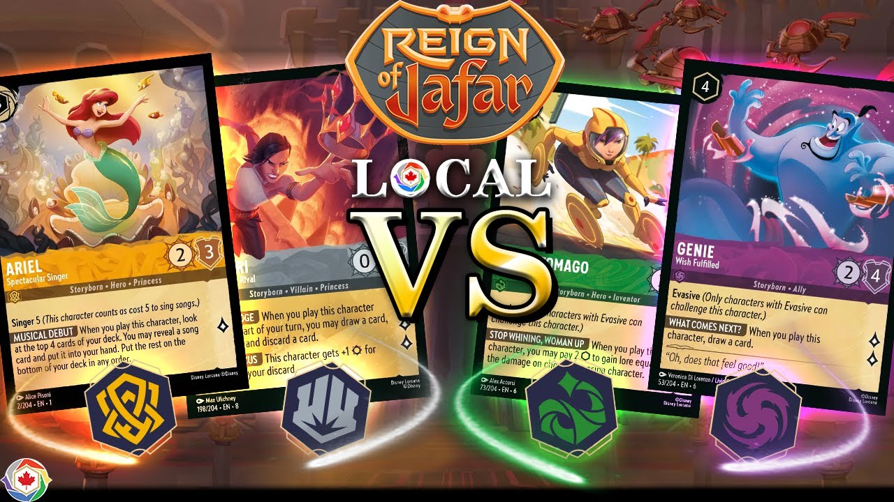 Toolbox Amber Steel Songs VS Emerald Amethyst - Lorcana Reign of Jafar Local Match