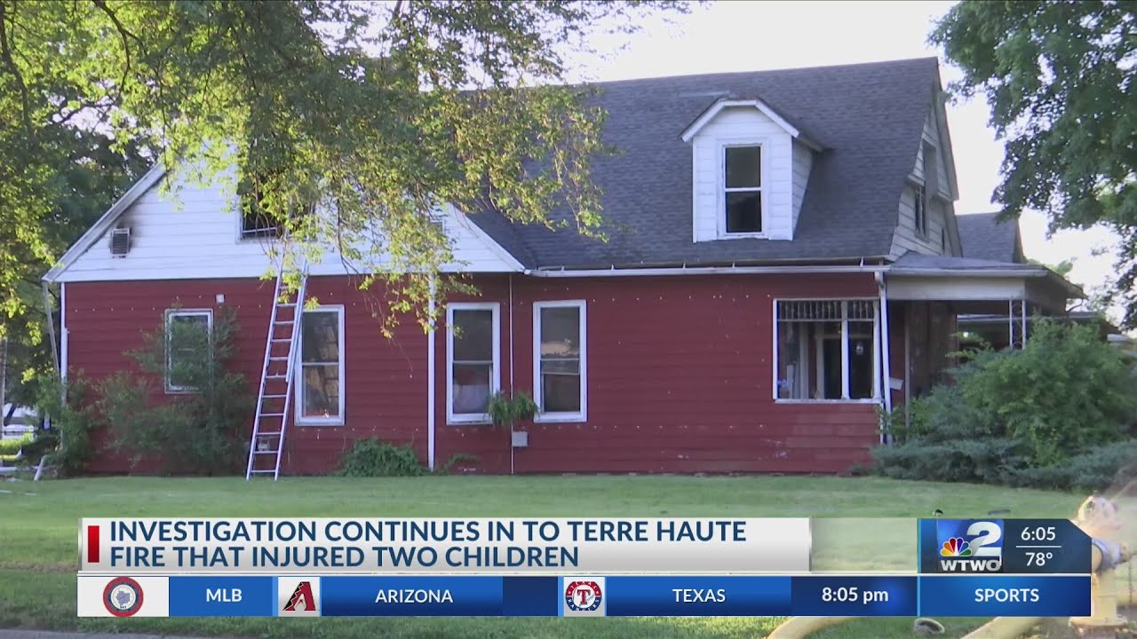 Two children sent to the hospital after fireworks spark house fire