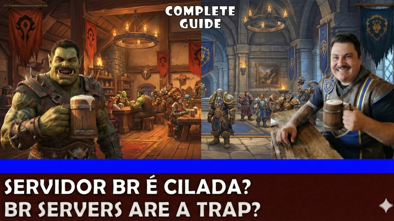 O que ninguém te conta sobre os servidores brasileiros de WoW em 2026