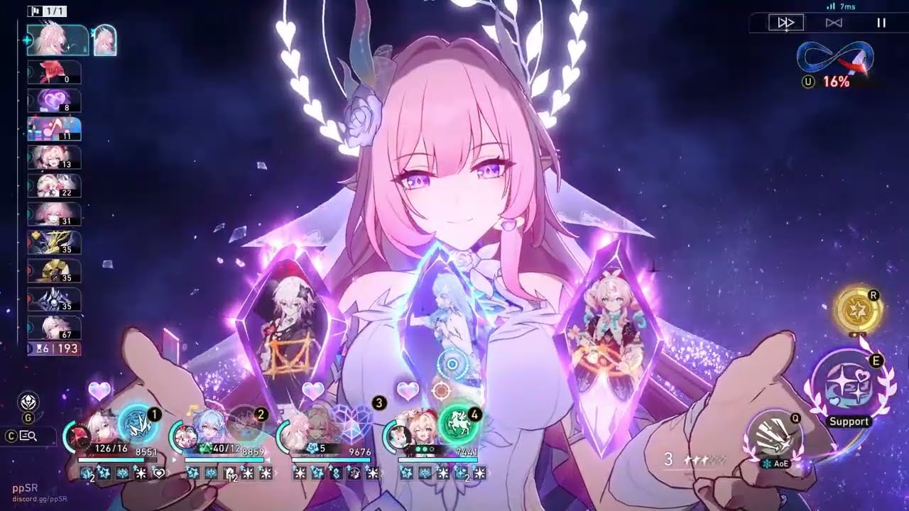 [HSR 4.5v1] Evernight E2S1 x Robin SP E0S1 0 cycle AA.