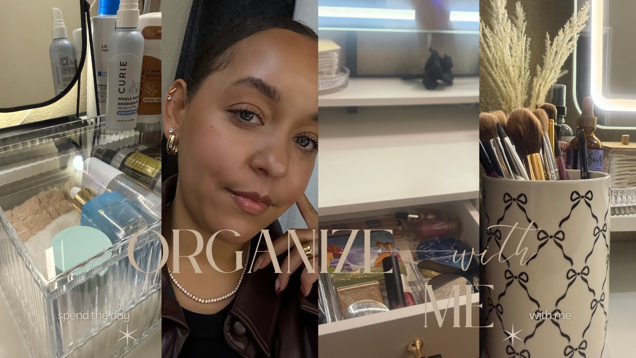 Organize my Vanity With Me: Everyday Products I’m Actually Using Right Now | Sher’s Variety
