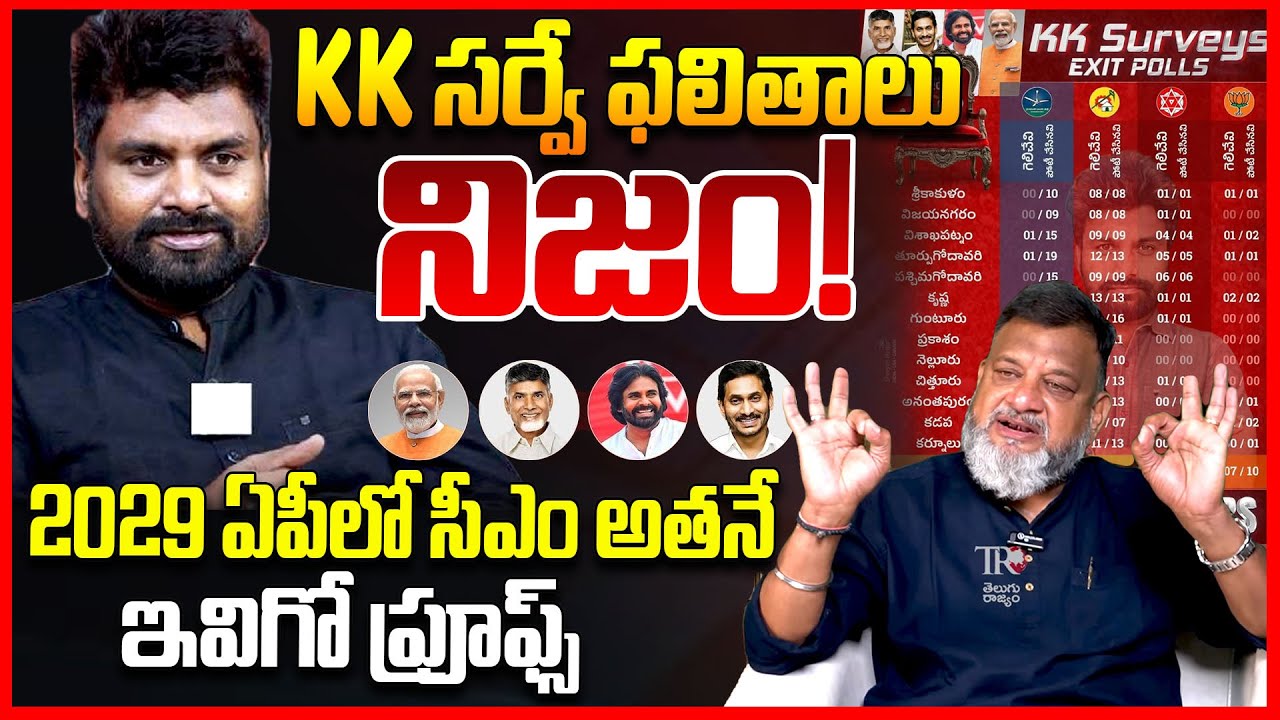 KK సర్వే రహస్యం || Analyst Ks Prasad Reacts On KK Survey Results Big Shock to TDP Alliance || TR