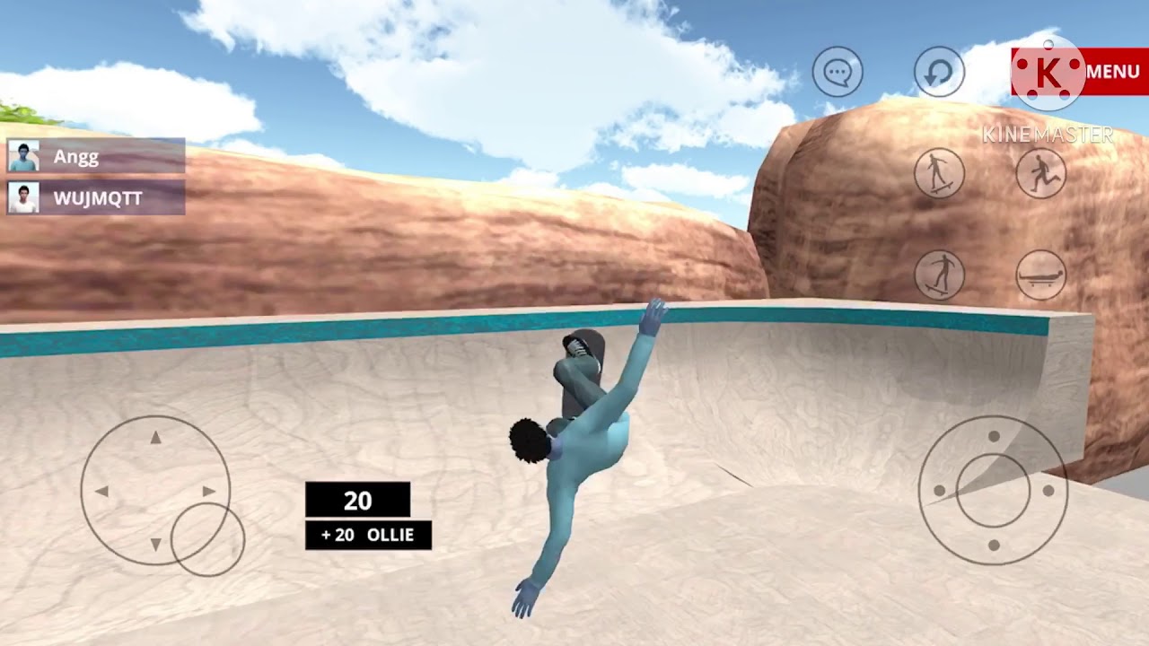 Skate space gameplay