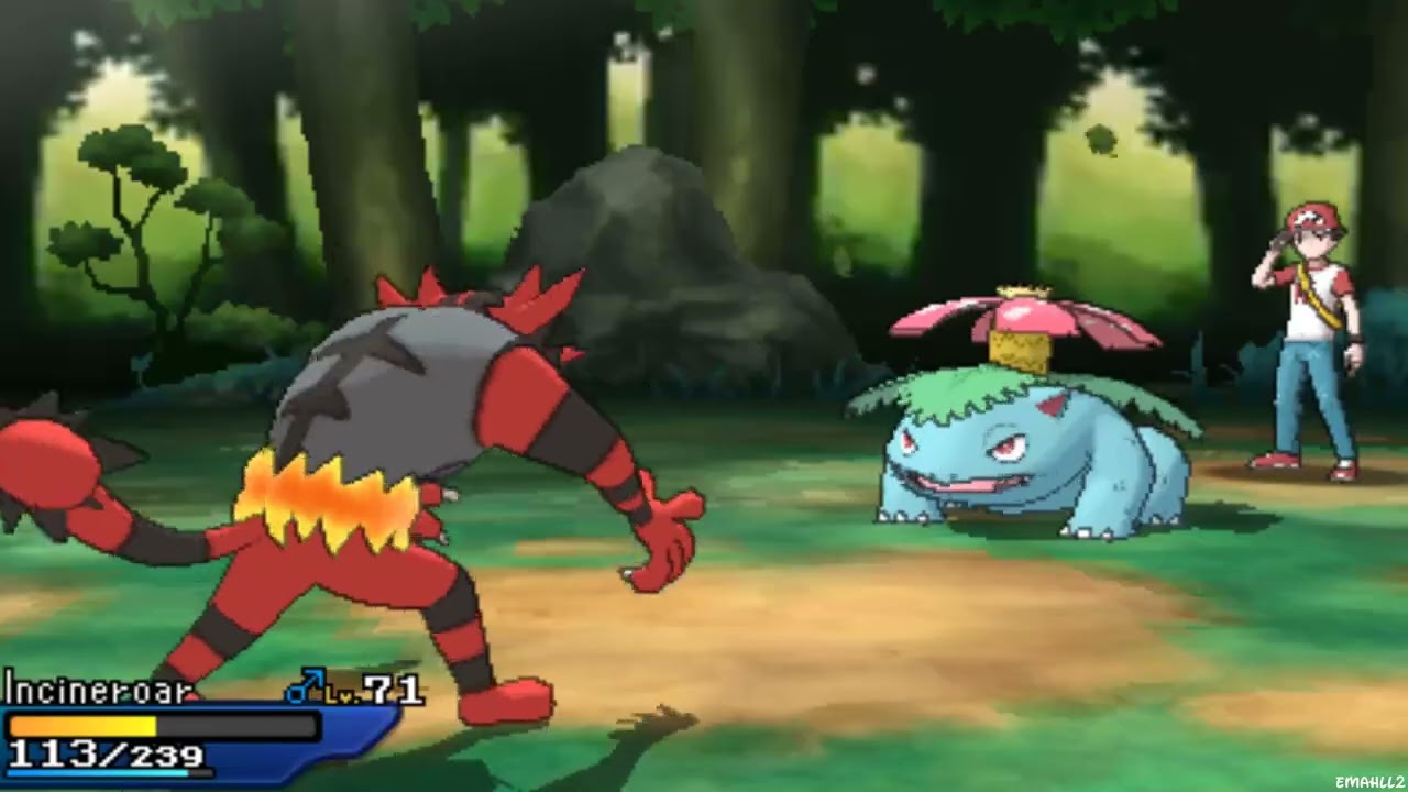 Pokémon Ultra Sun - Pokémon Trainer Red