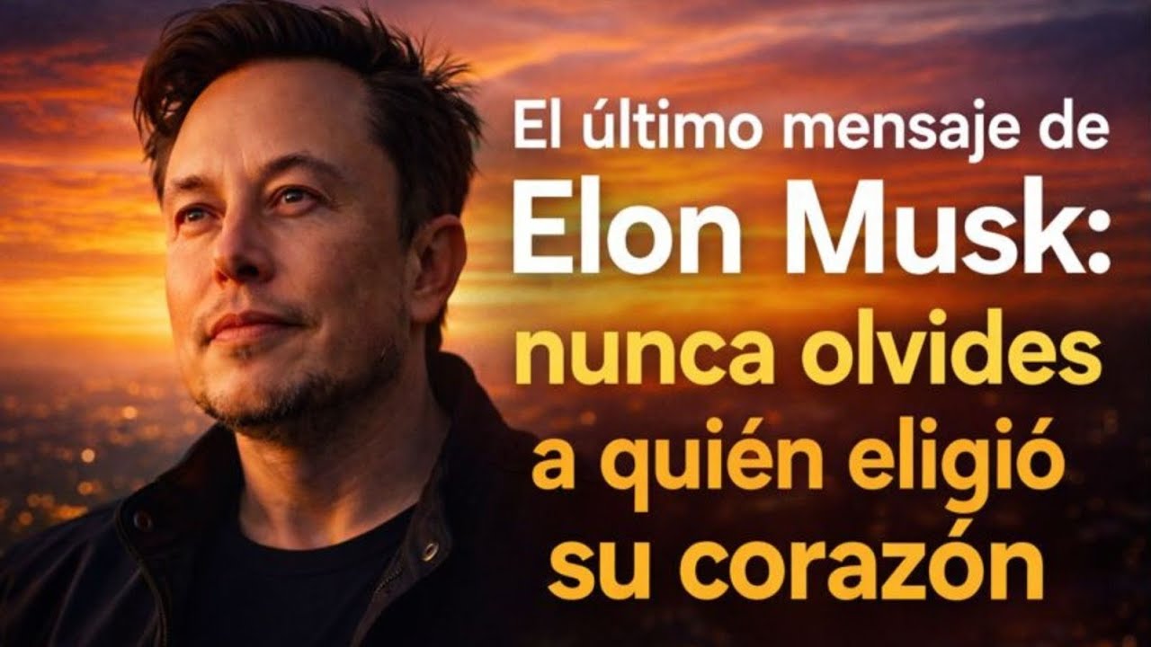 El último mensaje de Elon Musk: nunca olvides a quién eligió su corazón