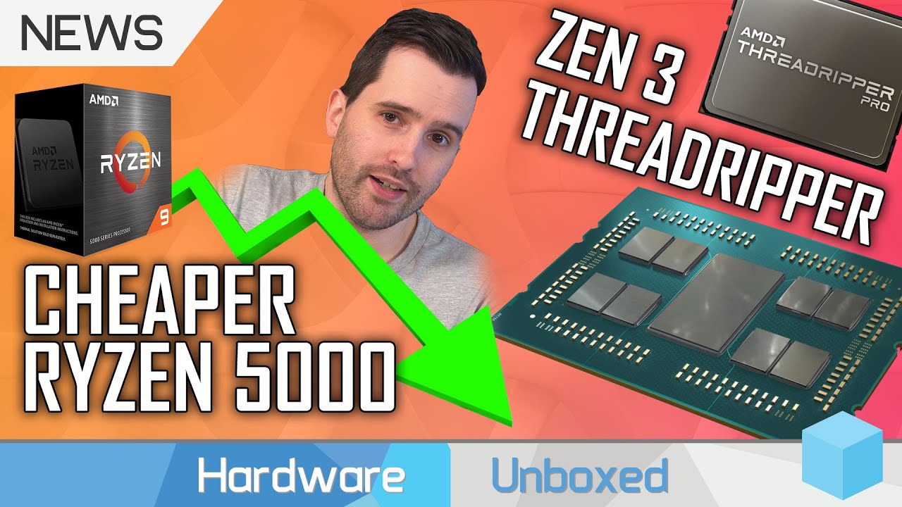 AMD Ryzen CPUs Get Cheaper, Threadripper 5000 Finally Launches