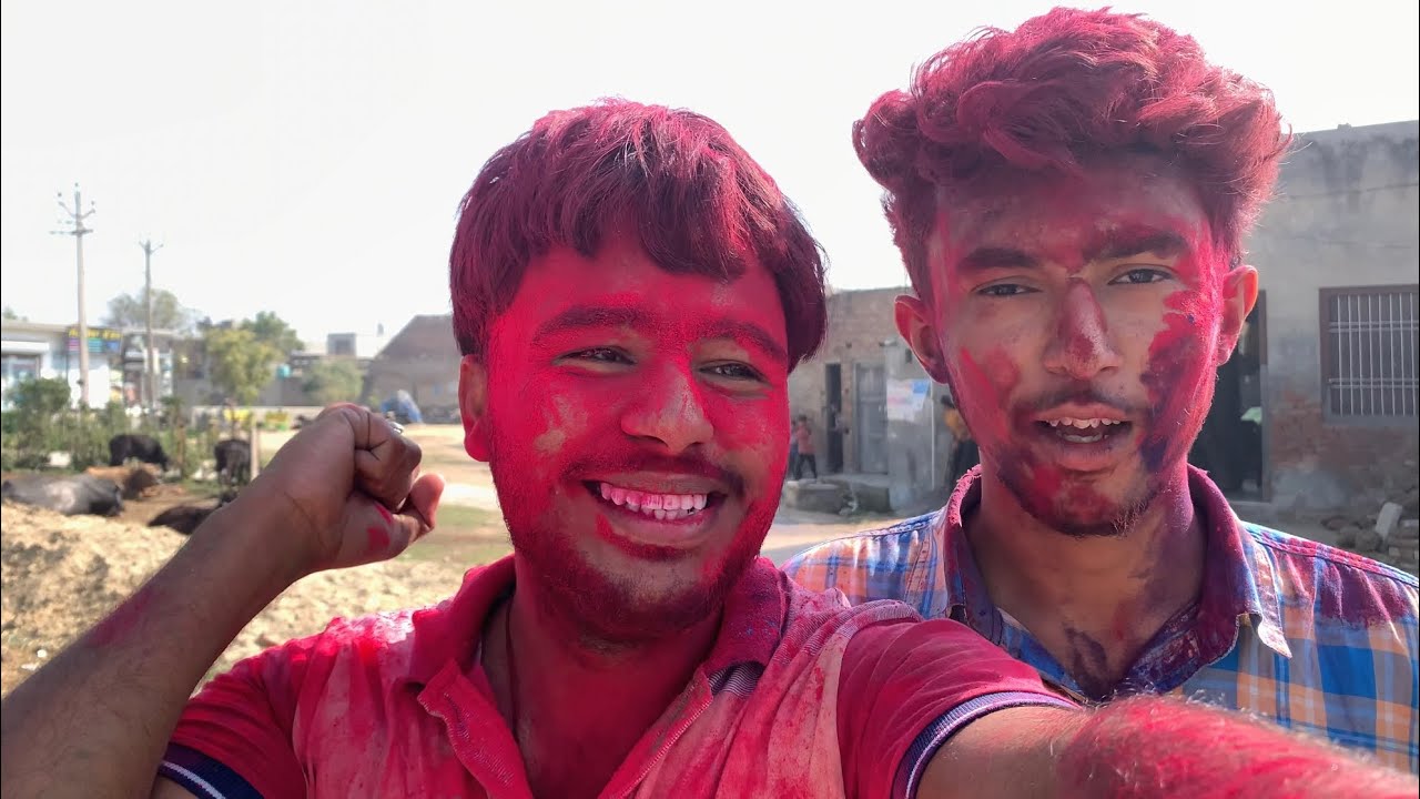 Holi Vlog 2026 🌈 | Dost Ghar Aa Gaye Rang Lagaane 😱 | Village Holi | HPYX | #vlog 