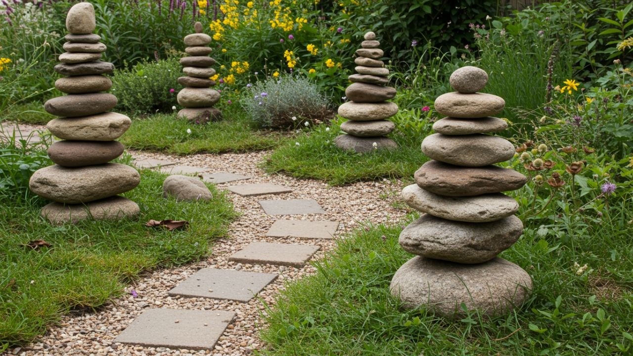 9 гениальных идей каменного искусства, которые мгновенно преобразят ваш небольшой сад | Вы НИКОГД...