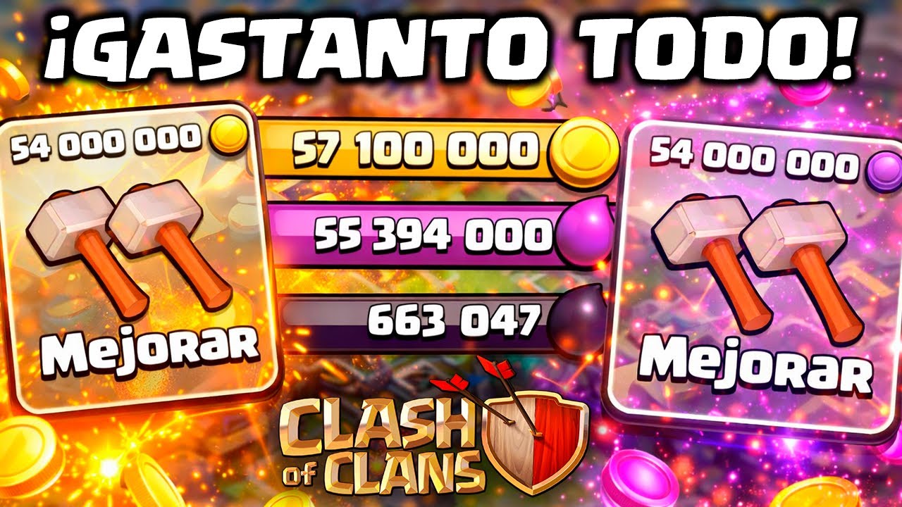 💰💥 110M de recursos, Pase de Oro y MUROS NIVEL 19 | Clash of Clans