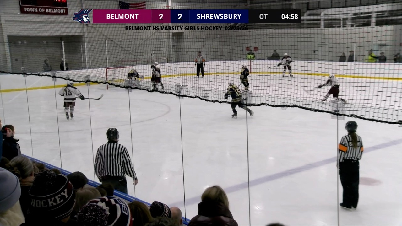 Belmont HS Girls Varsity Ice Hockey: Marauders vs Shrewsbury Colonials, 02/25/26